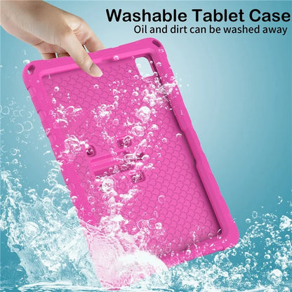 For Samsung Galaxy Tab A9+ Case Butterfly Kickstand EVA Tablet Cover with Shoulder Strap