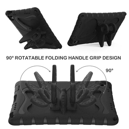 For Samsung Galaxy Tab A9+ Case Butterfly Kickstand EVA Tablet Cover with Shoulder Strap