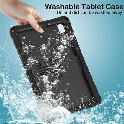 For Samsung Galaxy Tab A9+ Case Butterfly Kickstand EVA Tablet Cover with Shoulder Strap