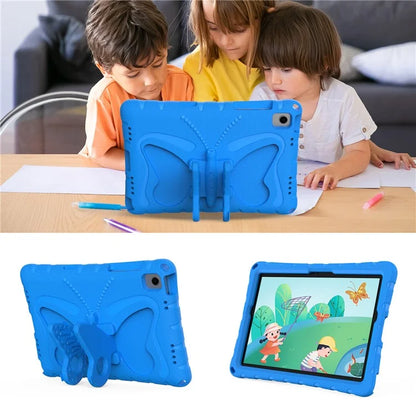 For Samsung Galaxy Tab A9+ Case Butterfly Kickstand EVA Tablet Cover with Shoulder Strap