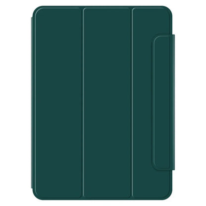 For iPad Air 11 (2024) (M2) Case Magnetic PU Leather Flip Tablet Cover with Stand