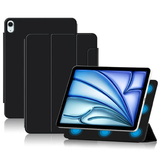 For iPad Air 13 (2024) (M2) Stand Case Shockproof Magnetic PU Leather Flip Tablet Cover