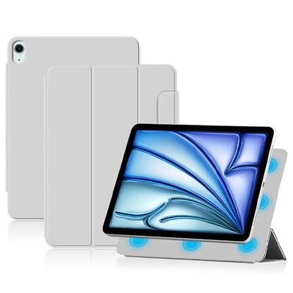 For iPad Air 13 (2024) (M2) Stand Case Shockproof Magnetic PU Leather Flip Tablet Cover