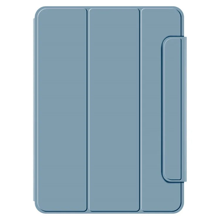 For iPad Air 13 (2024) (M2) Stand Case Shockproof Magnetic PU Leather Flip Tablet Cover Blue