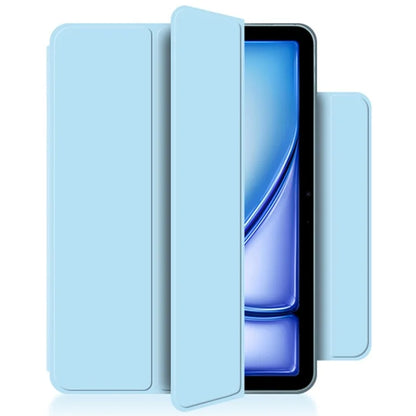 For iPad Air 13 (2024) (M2) Stand Case Shockproof Magnetic PU Leather Flip Tablet Cover
