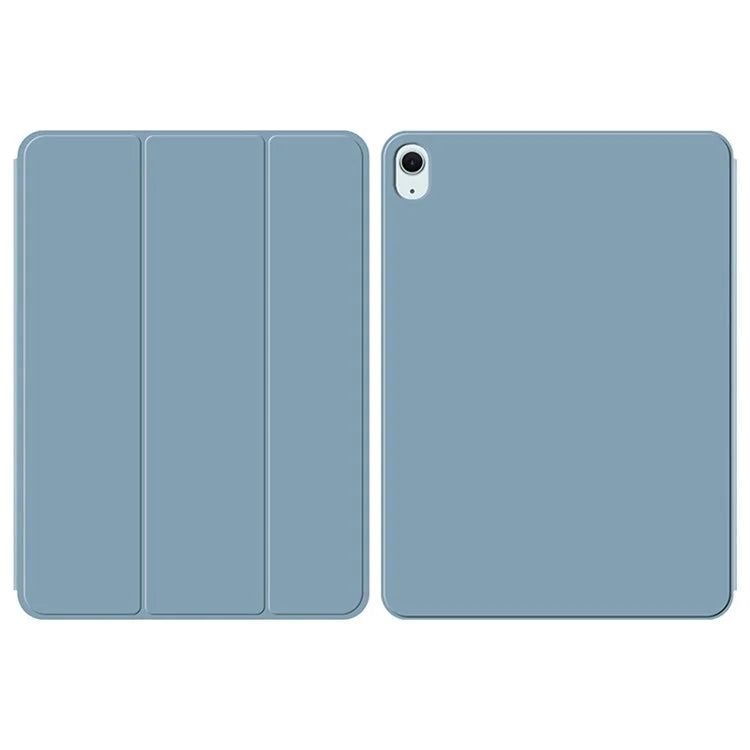 For iPad Air 11 (2024) (M2) Shockproof Case Magnetic Attachment PU Leather + TPU Tri-Fold Stand Cover