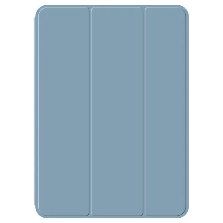 For iPad Air 11 (2024) (M2) Shockproof Case Magnetic Attachment PU Leather + TPU Tri-Fold Stand Cover