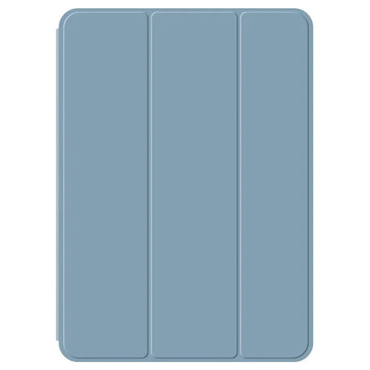 For iPad Air 11 (2024) (M2) Shockproof Case Magnetic Attachment PU Leather + TPU Tri-Fold Stand Cover
