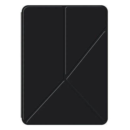 For iPad Pro 11 (2024) (M4) Case Magnetic Attachment PU Leather Origami Stand Tablet Cover