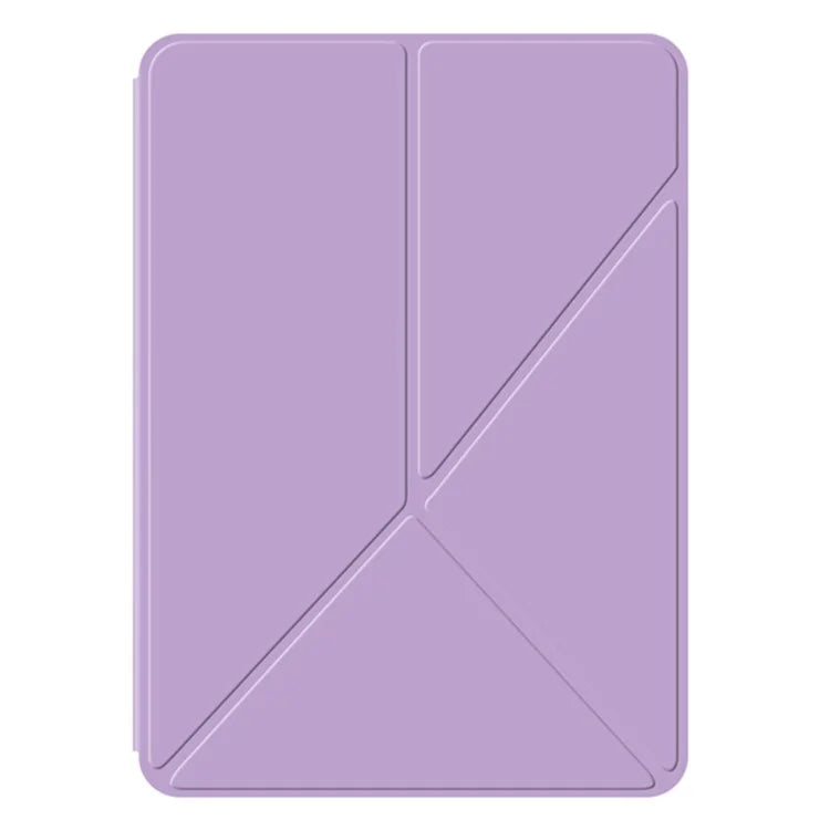 For iPad Pro 11 (2024) (M4) Case Magnetic Attachment PU Leather Origami Stand Tablet Cover