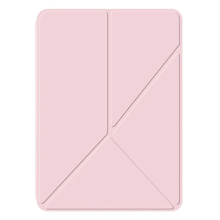 For iPad Pro 11 (2024) (M4) Case Magnetic Attachment PU Leather Origami Stand Tablet Cover