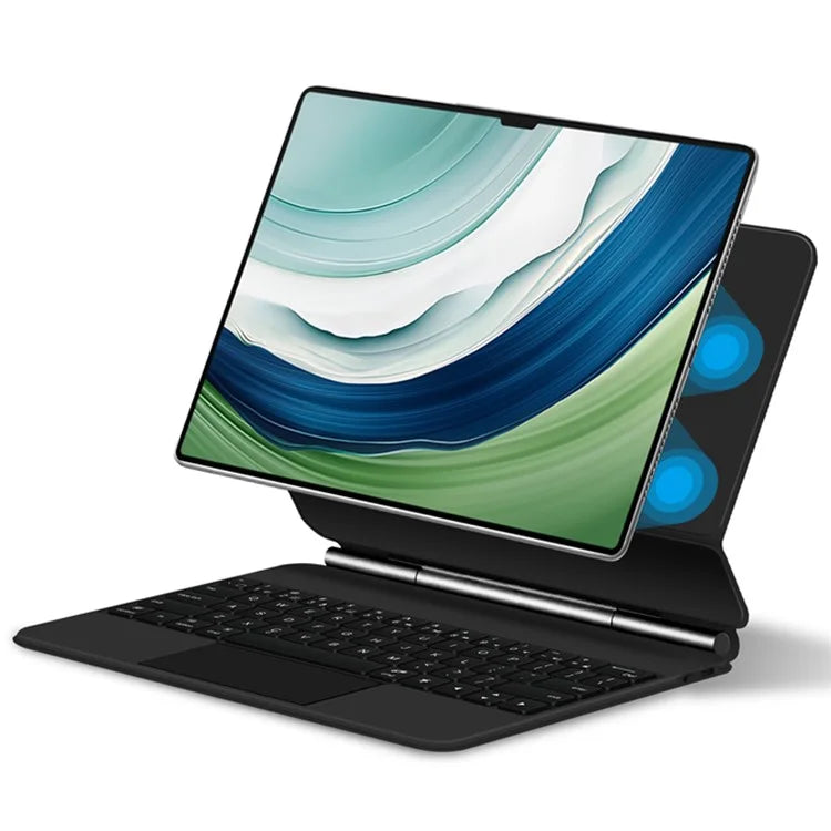 For Huawei MatePad Pro 13.2 Leather Case Integrated Magnetic Bluetooth Keyboard with Trackpad