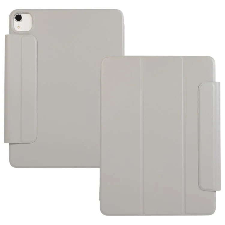 For iPad Air 13 (2024) Case Magnetic Clasp Stand Folio PU Leather Tablet Cover Auto Wake / Sleep