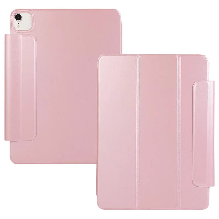 For iPad Air 13 (2024) Case Magnetic Clasp Stand Folio PU Leather Tablet Cover Auto Wake / Sleep