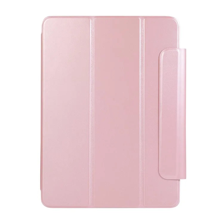 For iPad Air 13 (2024) Case Magnetic Clasp Stand Folio PU Leather Tablet Cover Auto Wake / Sleep