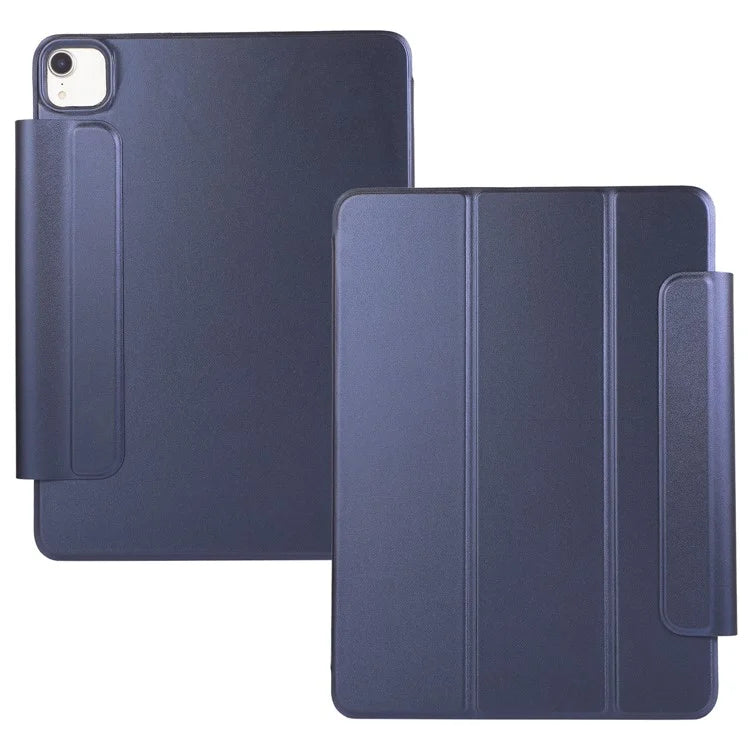 For iPad Air 13 (2024) Case Magnetic Clasp Stand Folio PU Leather Tablet Cover Auto Wake / Sleep