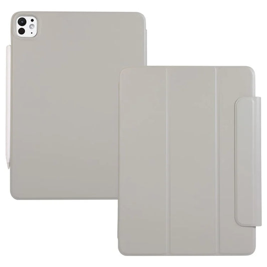 For iPad Pro 11 (2024) Case PU Leather Auto Sleep / Wake Cover Magnetic Attachment