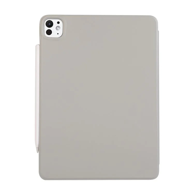 For iPad Pro 11 (2024) Case PU Leather Auto Sleep / Wake Cover Magnetic Attachment