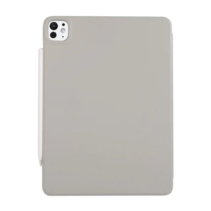 For iPad Pro 11 (2024) Case PU Leather Auto Sleep / Wake Cover Magnetic Attachment