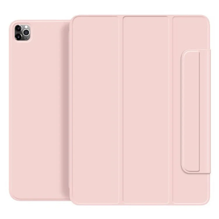 For iPad Pro 11 (2024) Case PU Leather Auto Sleep / Wake Cover Magnetic Attachment