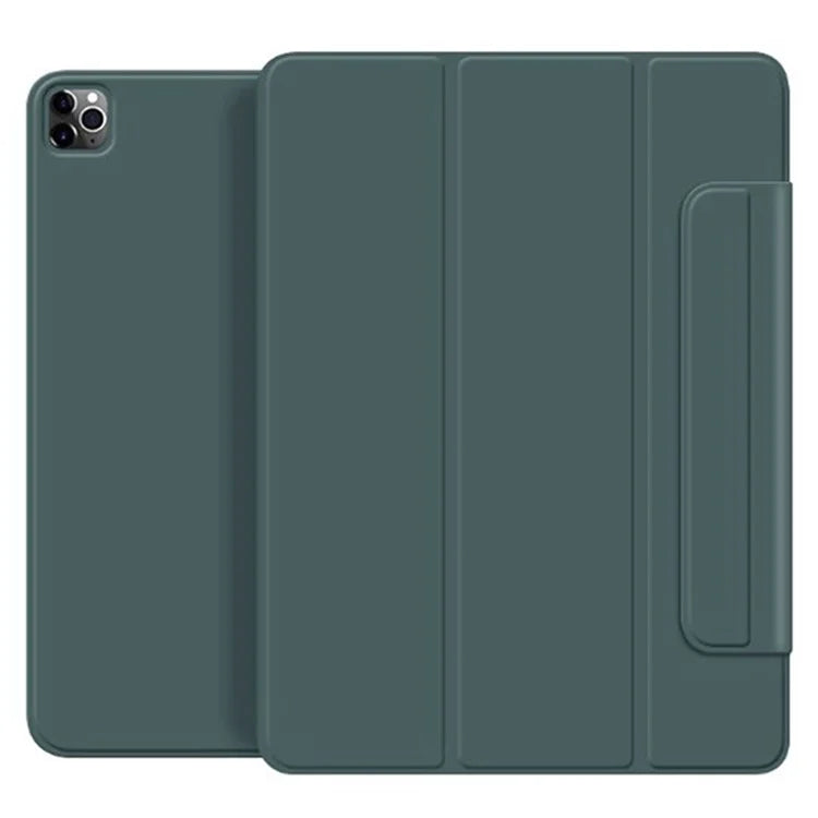 For iPad Pro 11 (2024) Case PU Leather Auto Sleep / Wake Cover Magnetic Attachment