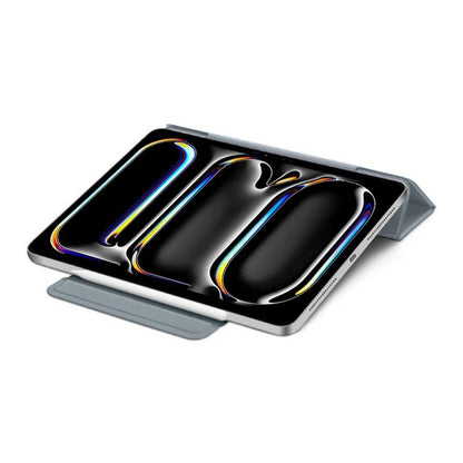 For iPad Pro 11 (2024) Case PU Leather Auto Sleep / Wake Cover Magnetic Attachment