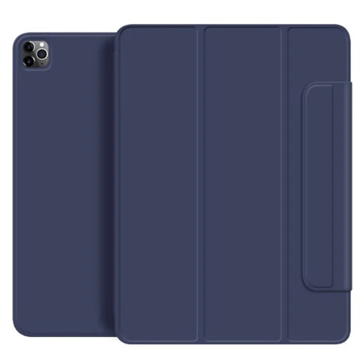For iPad Pro 11 (2024) Case PU Leather Auto Sleep / Wake Cover Magnetic Attachment