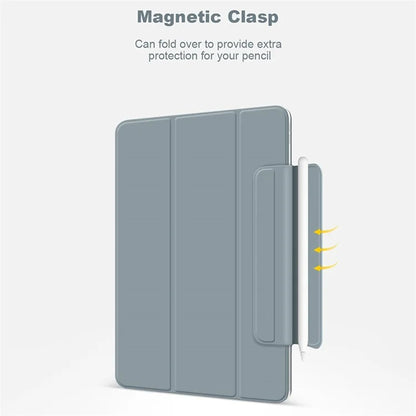 For iPad Pro 11 (2024) Case PU Leather Auto Sleep / Wake Cover Magnetic Attachment