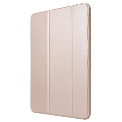 For iPad Pro 13 (2024) Case Tri-Fold Stand Leather+Silicone Tablet Cover