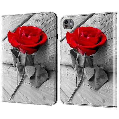 For iPad Pro 13 (2024) Case PU Leather Pattern Printing Tablet Cover with Stand Function
