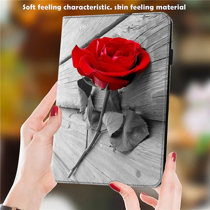 For iPad Pro 13 (2024) Case PU Leather Pattern Printing Tablet Cover with Stand Function