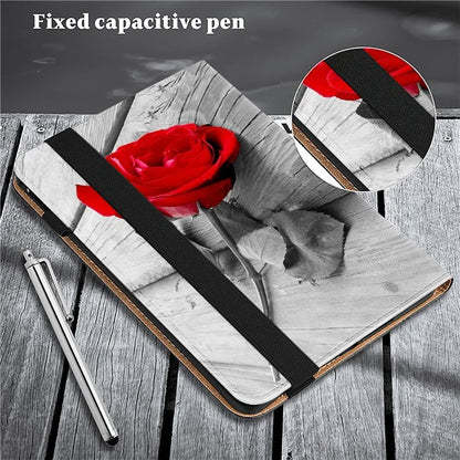 For iPad Pro 13 (2024) Case PU Leather Pattern Printing Tablet Cover with Stand Function