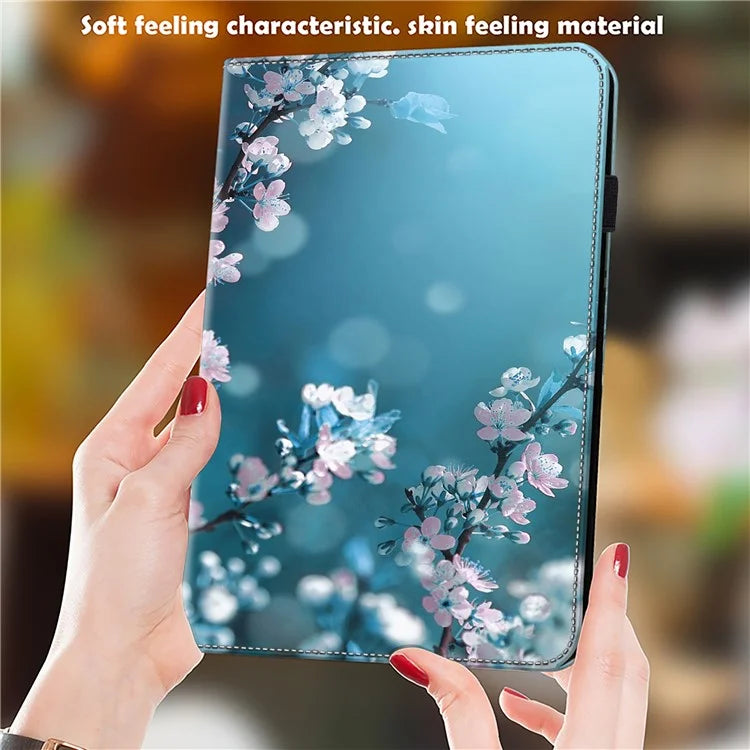 For iPad Pro 13 (2024) Case PU Leather Pattern Printing Tablet Cover with Stand Function