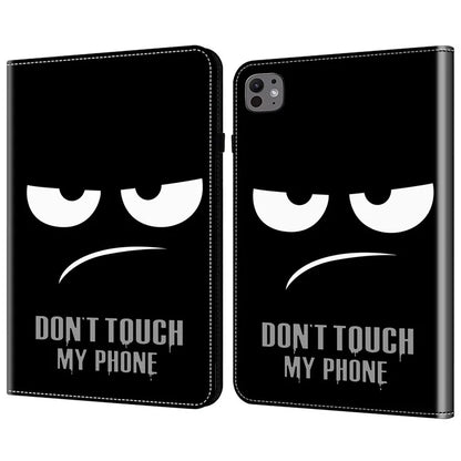 For iPad Pro 13 (2024) Case PU Leather Pattern Printing Tablet Cover with Stand Function