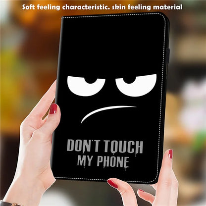 For iPad Pro 13 (2024) Case PU Leather Pattern Printing Tablet Cover with Stand Function