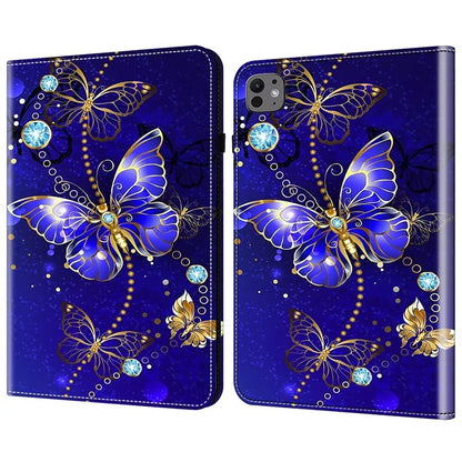 For iPad Pro 13 (2024) Case PU Leather Pattern Printing Tablet Cover with Stand Function
