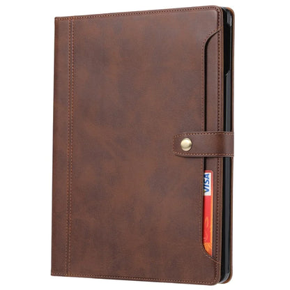 For iPad Pro 11 (2024) Case Auto Wake / Sleep Leather Wallet Tablet Cover with Card Slot