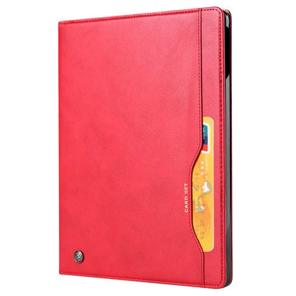 For iPad Pro 11 (2024) Case Card Slot Wallet PU Leather Auto Wake / Sleep Table Cover with Pen Slot