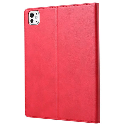 For iPad Pro 11 (2024) Case Card Slot Wallet PU Leather Auto Wake / Sleep Table Cover with Pen Slot