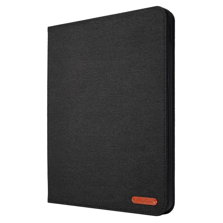 For iPad Pro 11 (2024) Case Cloth Texture Leather Tablet Cover with Pen Holder