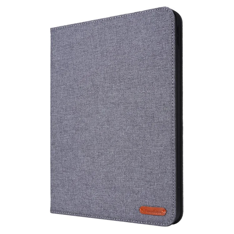 For iPad Pro 11 (2024) Case Cloth Texture Leather Tablet Cover with Pen Holder