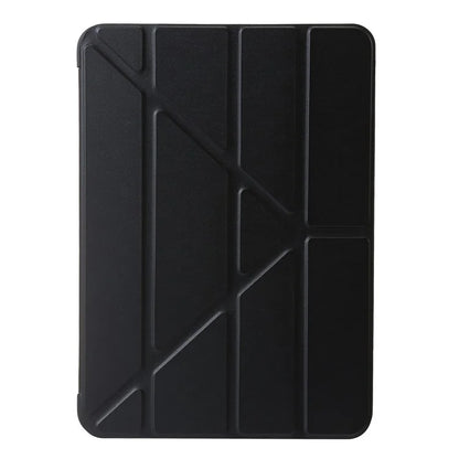 For iPad Air 13 (2024) Case Origami Stand PU Leather+Silicone Tablet Cover with Auto Sleep / Wake