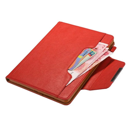 For iPad Pro 11 (2024) Case Adjustable Stand PU Leather Tablet Cover with Auto Wake  /  Sleep