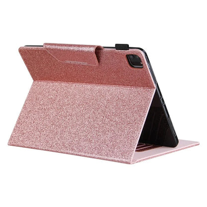 For iPad Pro 11 (2024) Case Adjustable Stand PU Leather Tablet Cover with Auto Wake  /  Sleep