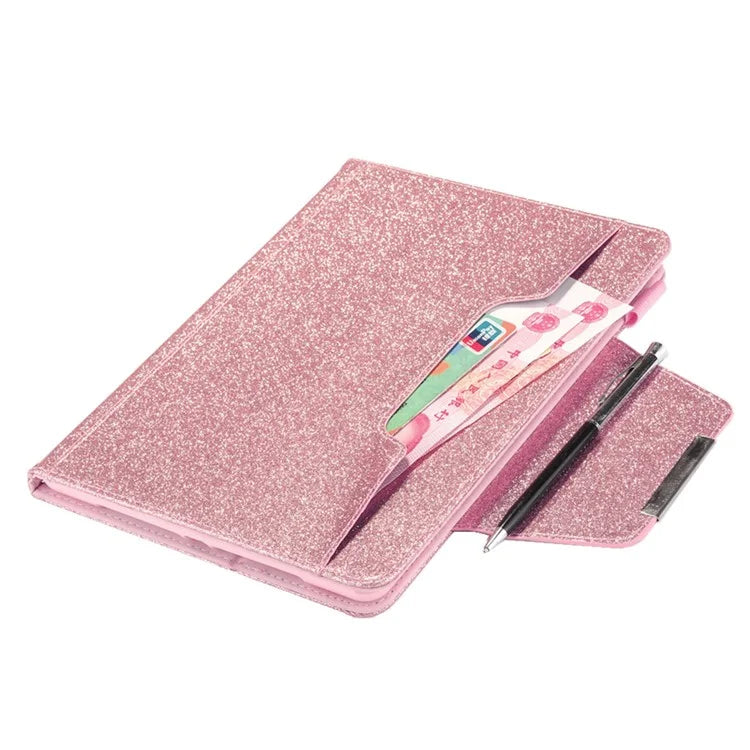 For iPad Pro 11 (2024) Case Adjustable Stand PU Leather Tablet Cover with Auto Wake  /  Sleep