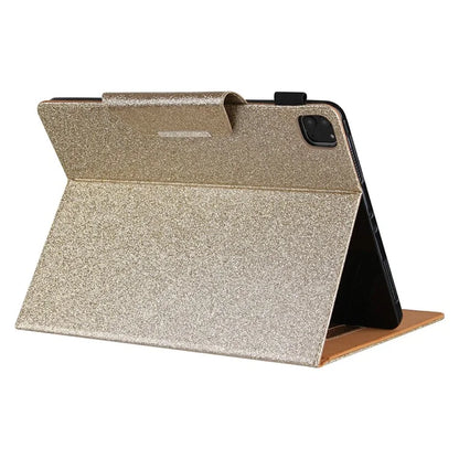 For iPad Pro 11 (2024) Case Adjustable Stand PU Leather Tablet Cover with Auto Wake  /  Sleep
