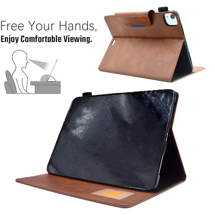 For iPad Pro 11 (2024) Case Magnetic Clasp PU Leather Smart Tablet Cover