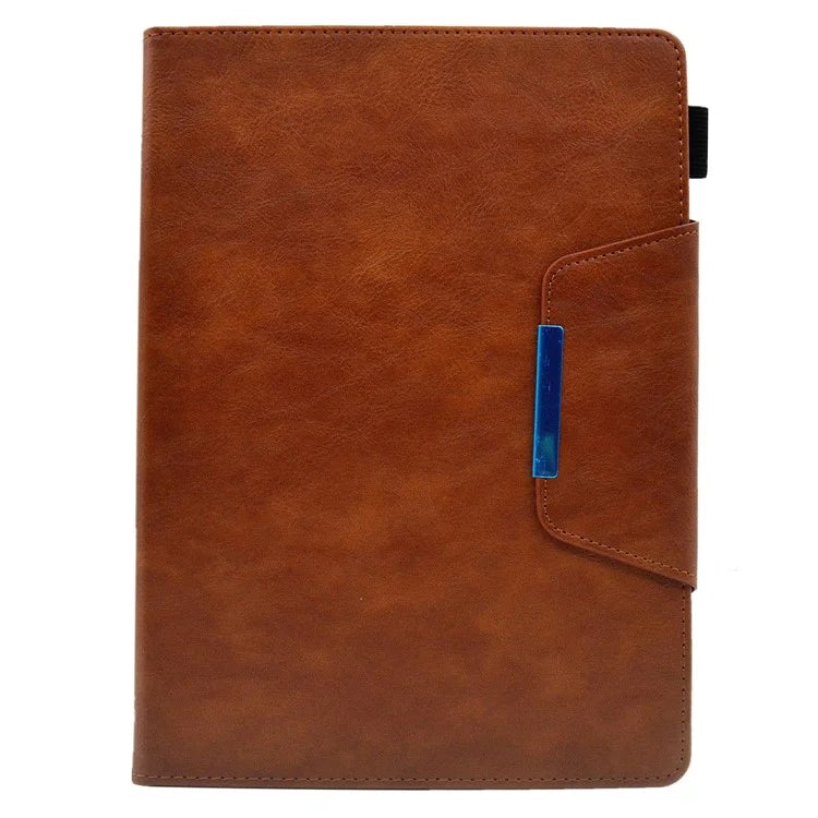 For iPad Pro 11 (2024) Case Magnetic Clasp PU Leather Smart Tablet Cover