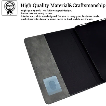For iPad Pro 11 (2024) Case Magnetic Clasp PU Leather Smart Tablet Cover