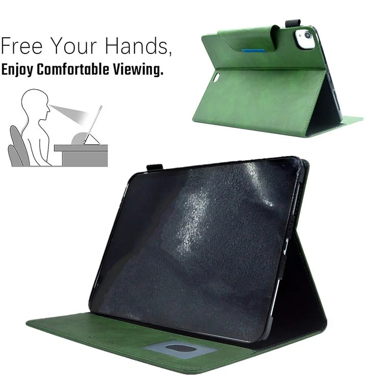 For iPad Pro 11 (2024) Case Magnetic Clasp PU Leather Smart Tablet Cover
